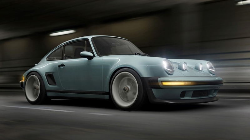 Очередной крутой Porsche 911 от Singer: широкий кузов, четыре фары и атмосферные 426 л.с.
