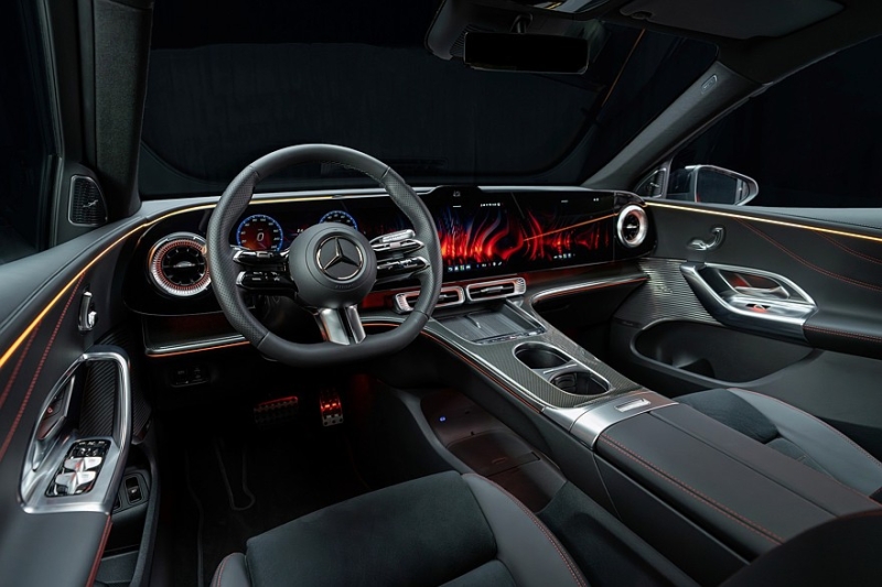 Mercedes-Benz GLC with EQ Technology: 800 вольт, пиксельный «гриль» и фоторамка в «базе»